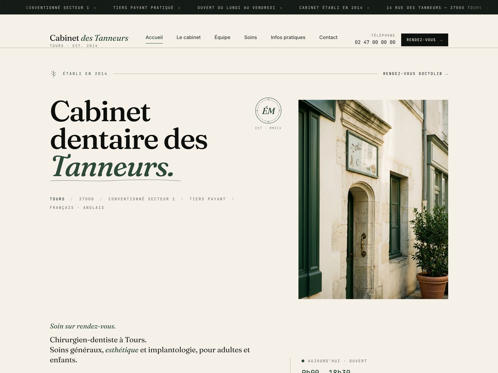 Aperçu — Cabinet dentaire des Tanneurs